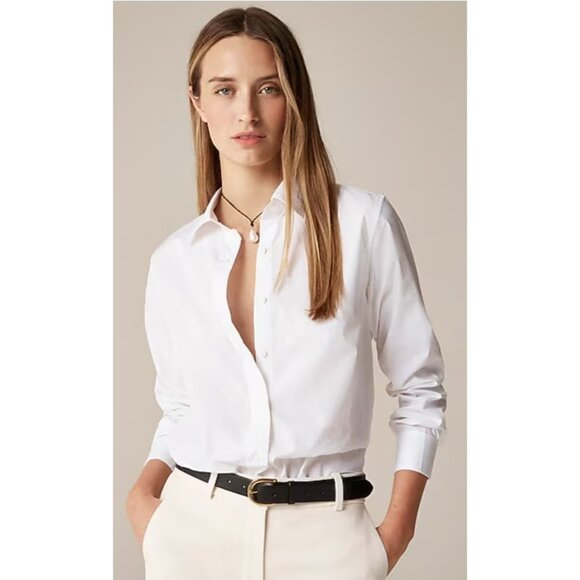 BAIRD McNUTT IRISH LINEN for J.CREW Wren Slim Shirt Size 2 - Picture 1 of 13